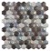 Мозаика стеклянная Hex Forest Mix (на сетке) (0,087м2)