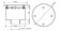 Водозабор с антивихревой крышкой, плитка, d=165x100 мм, наруж. резьба G2 1/2